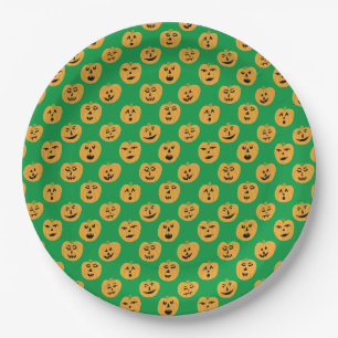 Plato De Papel Halloween BOMBA LÁMPARAS