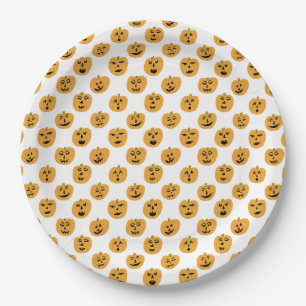 Plato De Papel Halloween BOMBA LÁMPARAS