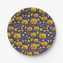 Halloween con maíz morado y calabaza