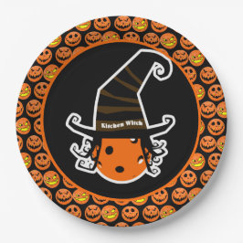 Plato De Papel Halloween de bolas de pollo