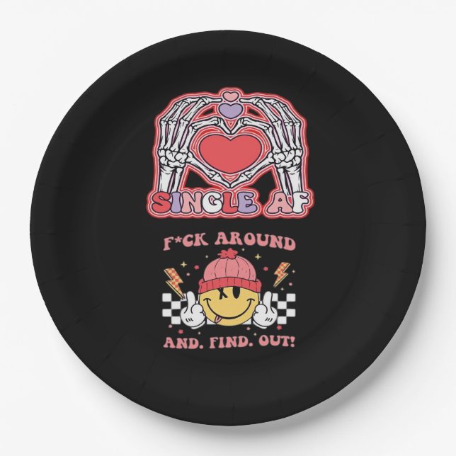 Plato De Papel Halloween es divertida - Grabby Ghoul (Anverso)