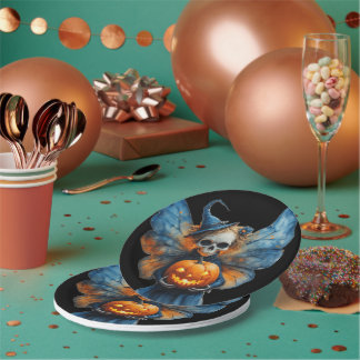 Plato De Papel Halloween Fairy