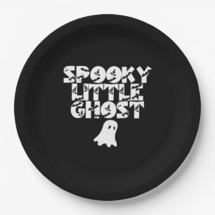 Plato De Papel Halloween fantasmal