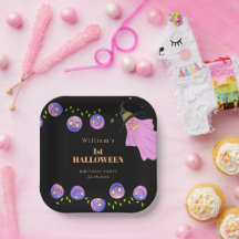 Halloween Ghost Gollum Fiesta de Baby Shower negro