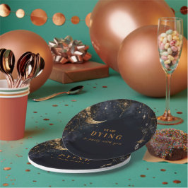 Plato De Papel Halloween Glamuroso de Lujo