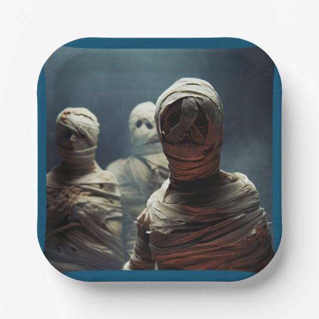 Plato De Papel Halloween - Mamis 2 (Anverso)