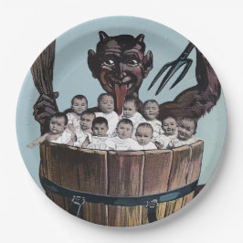 Plato De Papel Halloween o Navidades Kampus