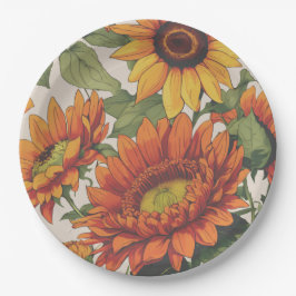 Plato De Papel Halloween o servilletas caídas de acción de gracia