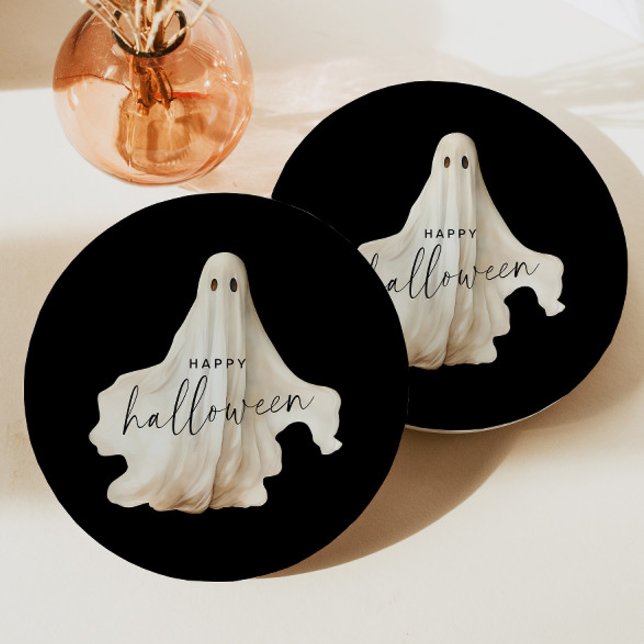 Plato De Papel Halloween Party Paper Plate Ghost Adult Spooky (Subido por el creador)