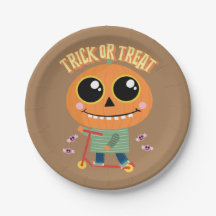 Halloween placas moto moto calabaza