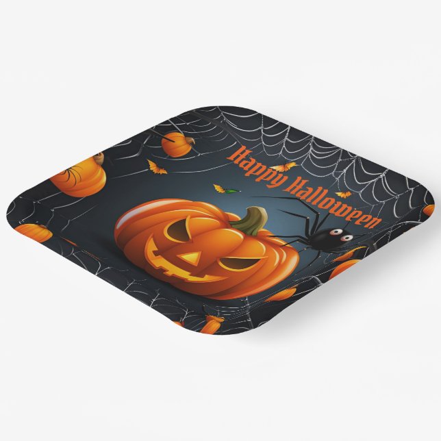 Plato De Papel Halloween Web (Angular)