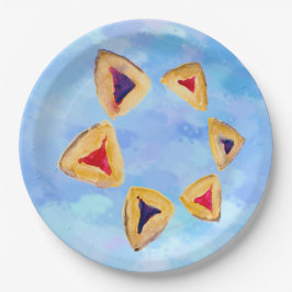 Plato De Papel Hamantaschen Fiesta Plates