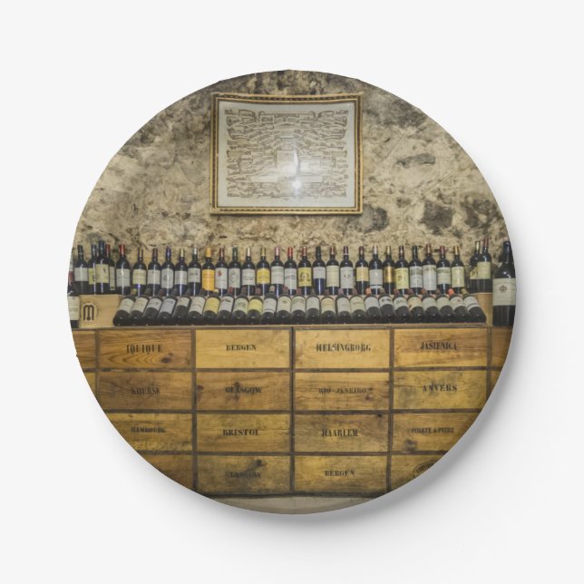 Plato De Papel HAMbyWG - Placa de papel - Bodega de vino (Anverso)