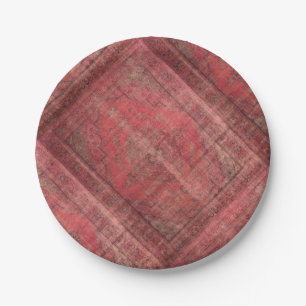 Plato De Papel HAMbyWG - Placa de papel - Rojo vintage