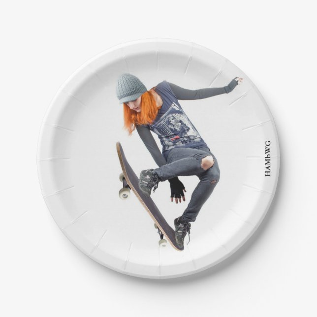 Plato De Papel HAMbyWG - Placa de papel - Skateboard (Anverso)