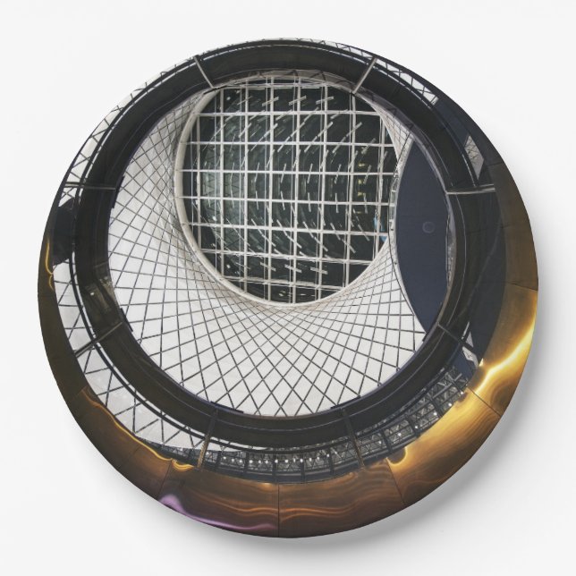 Plato De Papel HAMbyWG - Placas de papel - Arquitectura futurista (Anverso)