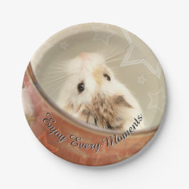Plato De Papel Hammyville - Cute Hamster