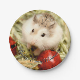 Plato De Papel Hammyville - Cute Hamster