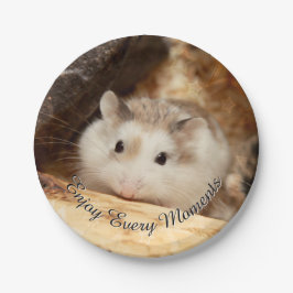 Plato De Papel Hammyville - Cute Hamster