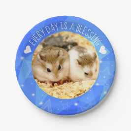 Plato De Papel Hammyville - Cute Robo Hamster Blessing