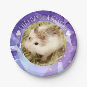Plato De Papel Hammyville - Cute Robo Hamster Blessing