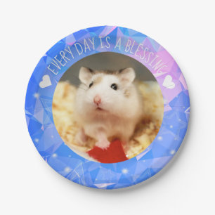Plato De Papel Hammyville - Cute Robo Hamster Blessing