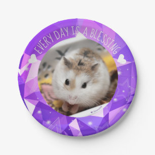 Plato De Papel Hammyville - Cute Robo Hamster Blessing