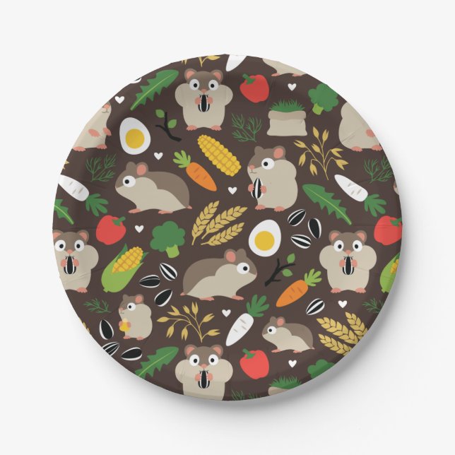 Plato De Papel Hamsters Y Sus Tratamientos (Anverso)