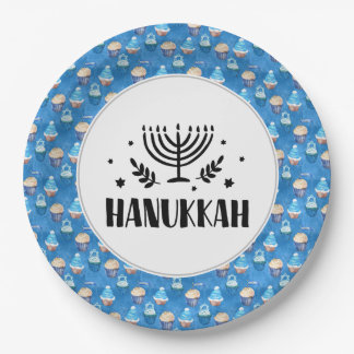 Plato De Papel Hanukkah