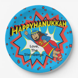 Plato De Papel Hanukkah Judah Maccabee