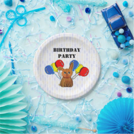 Plato De Papel Hapiness magic rabbit