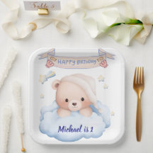 Happy Birthday Personalized Paper Plate