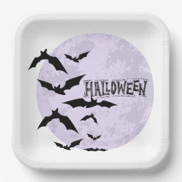 Plato De Papel Happy Halloween Assiette en carton