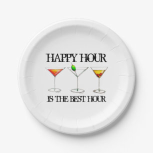Plato De Papel Happy Hour es el mejor cóctel mixto de bebidas