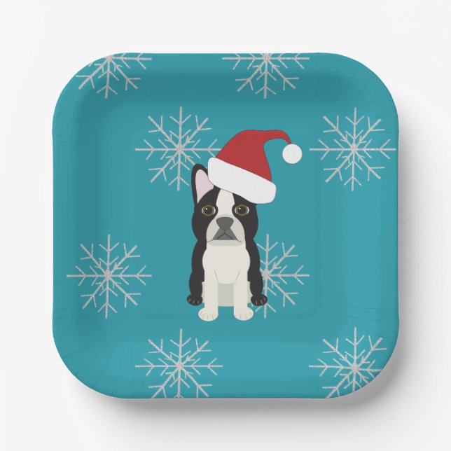 Plato De Papel Happy Howlidays (Anverso)