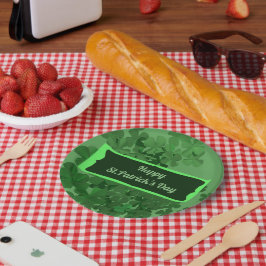 Plato De Papel Happy St.Patrick's Day Paper Plate