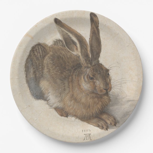 Plato De Papel Hare (de Albrecht Dürer) (Anverso)