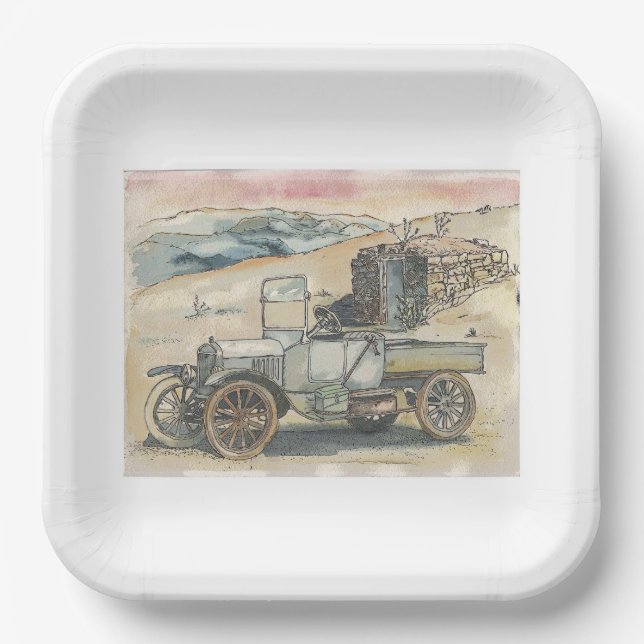 Plato De Papel Harmony Hut (Anverso)