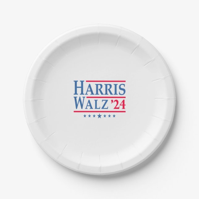 Plato De Papel Harris Walz 24 (Anverso)