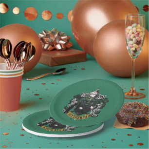 Plato De Papel HARRY POTTER™   Anime Draco Malfoy House Escudo