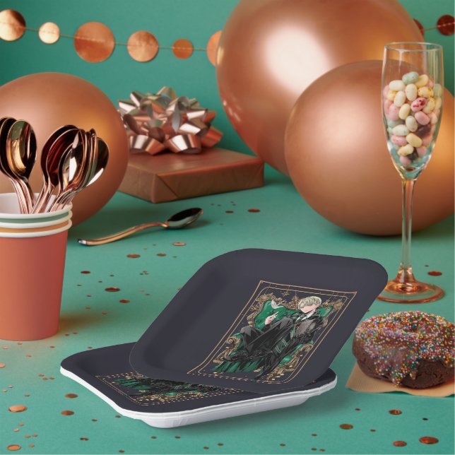 Plato De Papel HARRY POTTER™ | Anime Draco Malfoy Sentado (Multi)