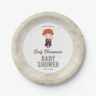 Plato De Papel Harry Potter Chibi Ron Weasley Mago Fiesta de Bebé