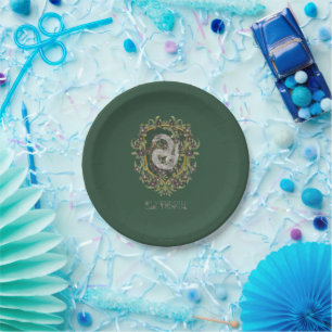 Plato De Papel HARRY POTTER™ Escudo de SLYTHERIN™
