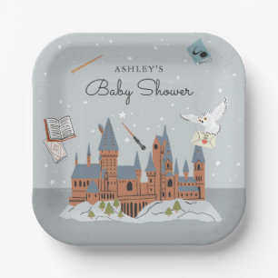 Plato De Papel Harry Potter   Fiesta de Cumpleaños del Castillo d