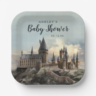 Plato De Papel Harry Potter | Hogwarts Castle Baby Shower