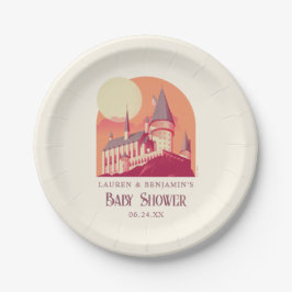 Plato De Papel Harry Potter | Hogwarts Girl Baby Shower