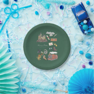 Plato De Papel HARRY POTTER™ Momentos mágicos