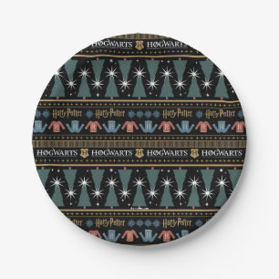 Plato De Papel HARRY POTTER™ Patrón de sudadera de vacaciones
