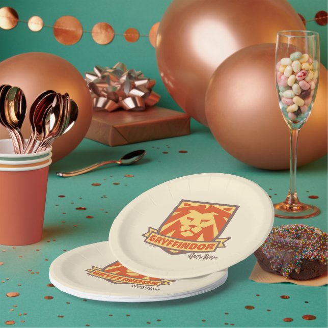 Plato De Papel HARRY POTTER™ | Summer Magic GRYFFINDOR™ Crest (Multi)