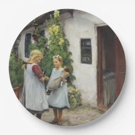 Plato De Papel ¿Has Visto Mi Gatito? (por H.A. Brendekilde)